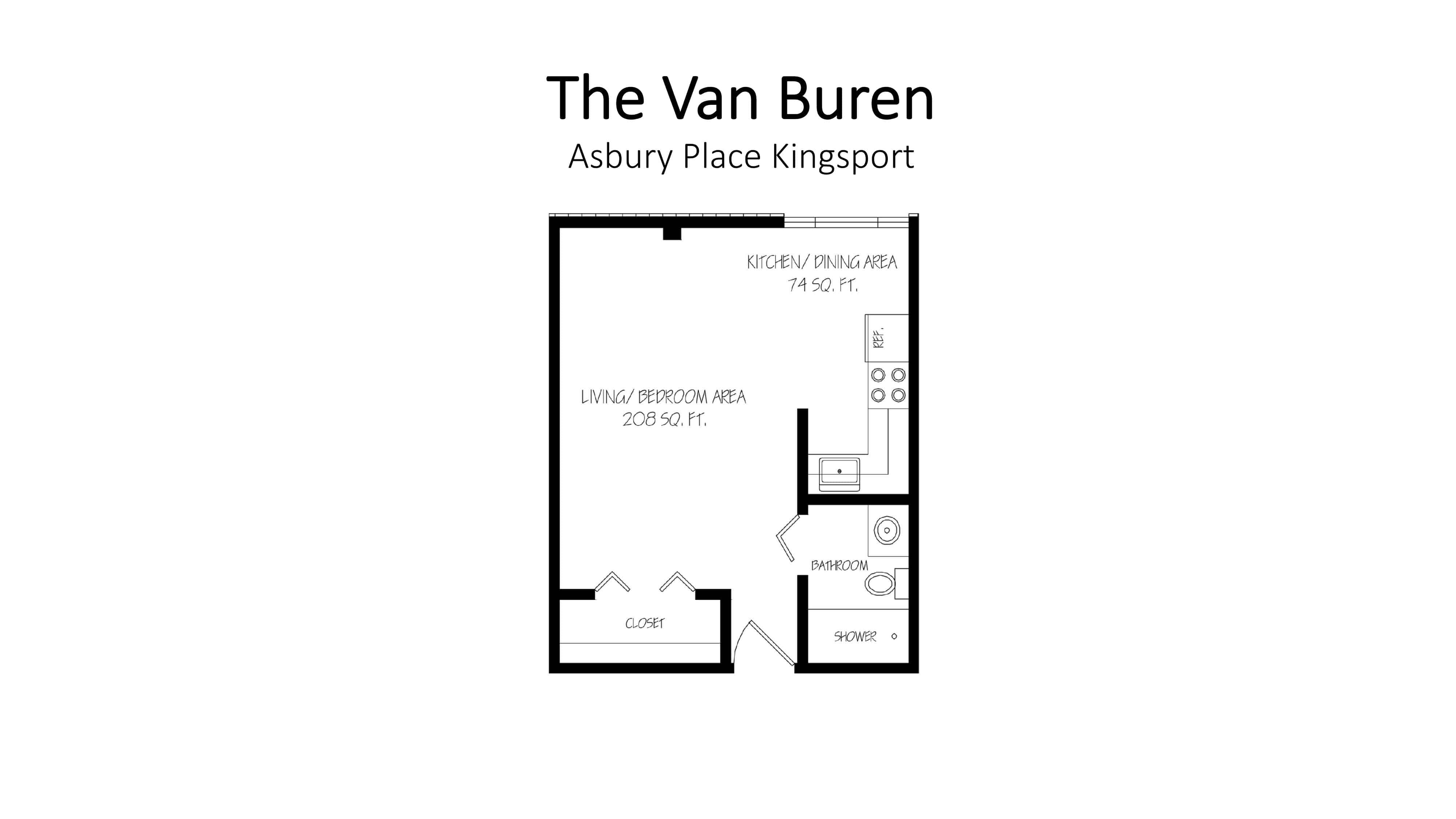 Asbury Place Kingsport The Van Buren Floorplan